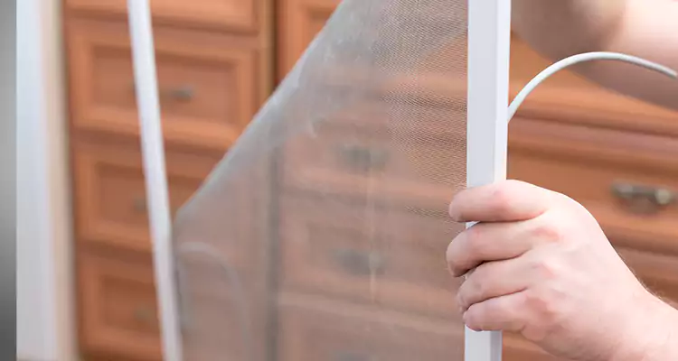 Privacy Mesh Screen Door Installation in Palmetto Bay, FL