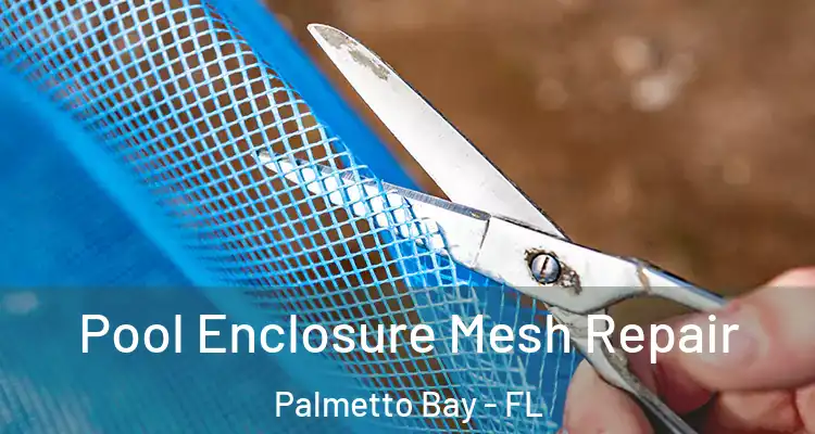 Pool Enclosure Mesh Repair Palmetto Bay - FL